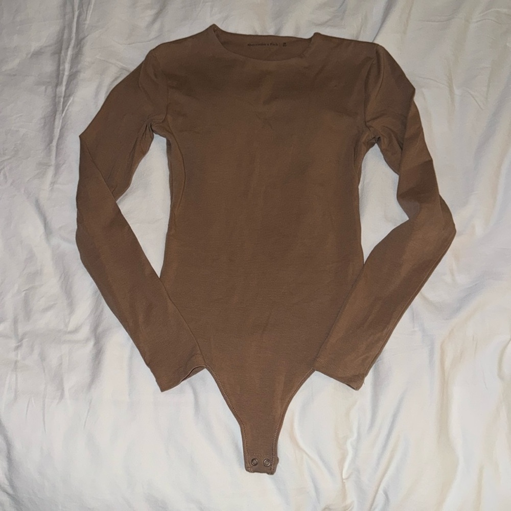 Abercrombie & Fitch Beige Bodysuit